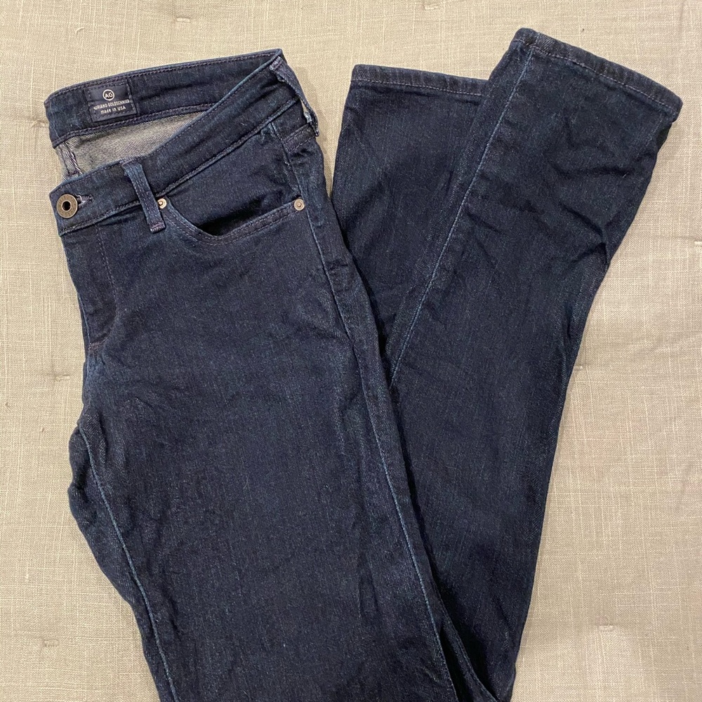 AG dark blue jeggings - size 26.